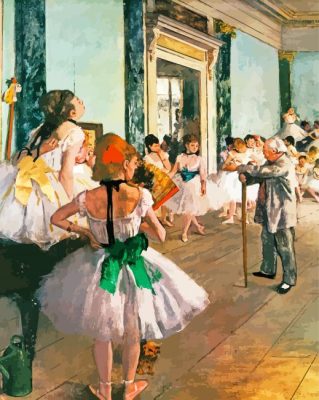 Ballet Class Art Paint By Numbers