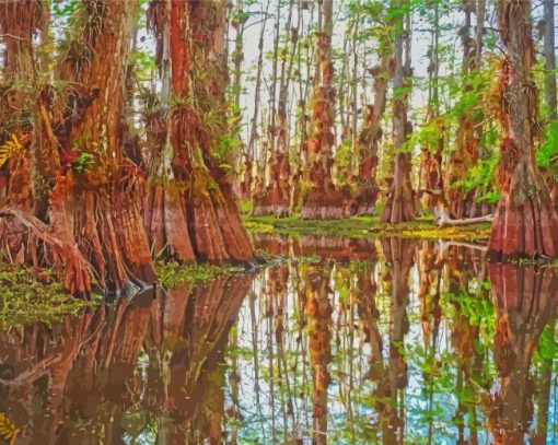 Big Cypress Florida Paint By Numbers