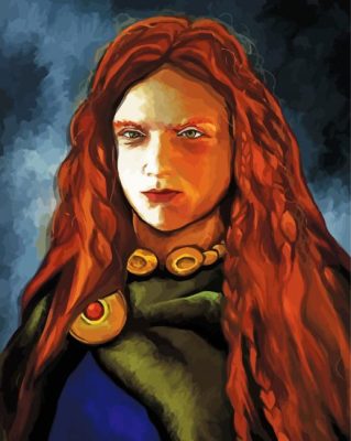 Boudica Portrait Paint By Numbers