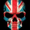 British Flag Skull Paint By Numbers