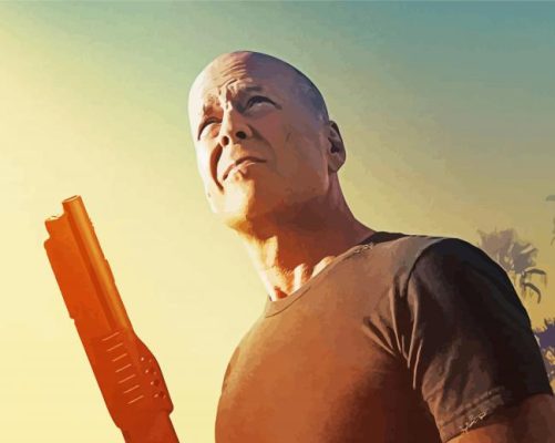 Bruce Willis Paint By Numbers