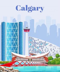 Canada Calgary Alberta Paint By Numbers