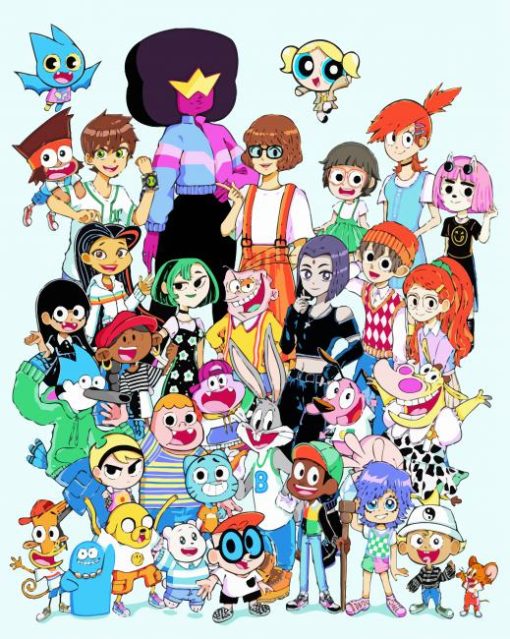 Cartoon Network Characters Paint By Numbers