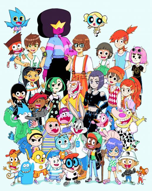 Cartoon Network Characters Paint By Numbers Paint By Numbers Art