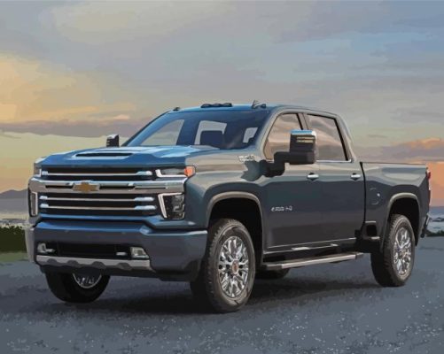 Chevrolet Silverado Truck Paint By Numbers