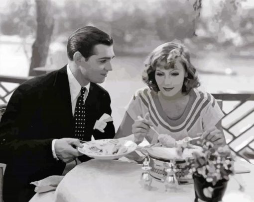 Clark Gable Greta Garbo Susan Lenox Leonard Paint By Numbers