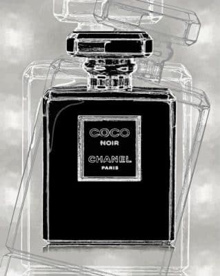 Coco Noir Chanel Perfume Art Paint By Numbers