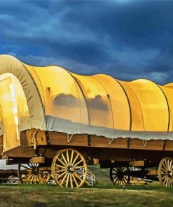 Covered Wagon Paint By Numbers
