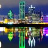 Dallas Skyline By Night Paint By Numbers