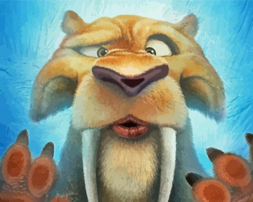 Diego Ice Age Paint By Numbers