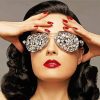 Dita Von Teese With Glasses Paint By Numbers