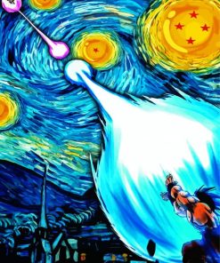 Dragonball Stary Night Paint By Numbers