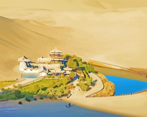 Dunhuang Oasis Paint By Numbers