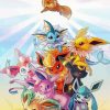 Eeveelutions Characters Art Paint By Numbers