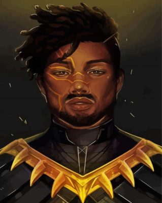 Erik Killmonger Art Paint By Numbers