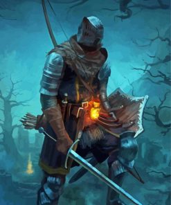 Forest Warrior Knight Paint By Numbers
