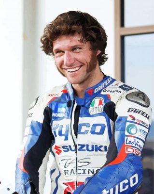 Guy Martin Motorcycle Racer Paint By Numbers