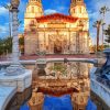 Hearst Castle Reflection Paint By Numbers
