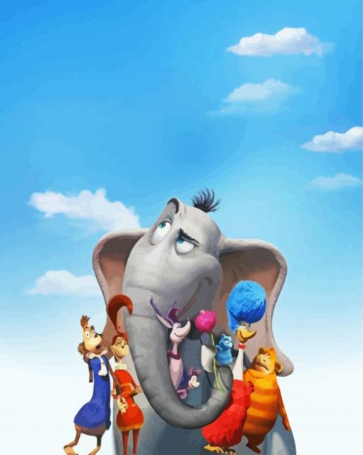 Horton Characters Paint By Numbers