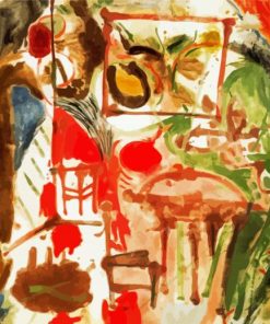 Interior By Helen Frankenthaler Paint By Numbers