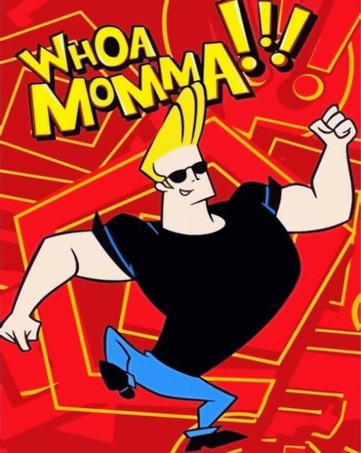 Johnny Bravo Poster Paint By Numbers