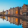 Leith Buildings Reflection Paint By Numbers