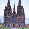 Lichfield Cathedral Front Paint By Numbers