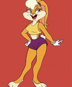 Lola Bunny Cartoon Character Paint By Numbers