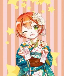 Love Live Rin Hoshizora Paint By Numbers