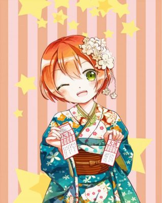 Love Live Rin Hoshizora Paint By Numbers