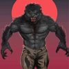 Moonlight Wolfman Paint By Numbers