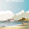 Mumbles Swansea Beach Poster Paint By Numbers