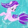 My Little Pony Starlight Glimmer Mermaid Paint By Numbers