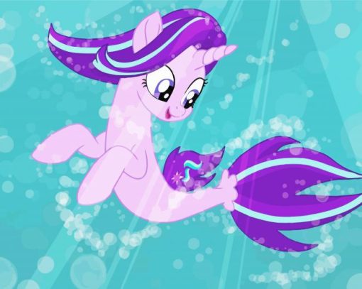 My Little Pony Starlight Glimmer Mermaid Paint By Numbers