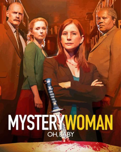 Mystery Woman Poster Paint By Numbers