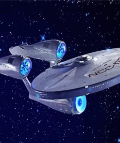 NCC 1701 Star Trek Paint By Numbers