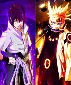 Naruto Vs Sasuke Evil Anime Paint By Numbers