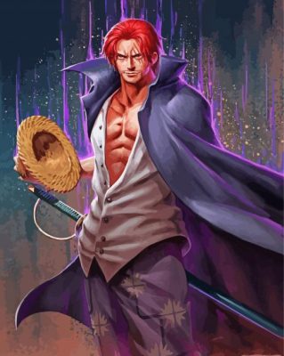 One Piece Shanks Paint By Numbers