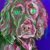 Pink And Black Dog Art Paint By Numbers