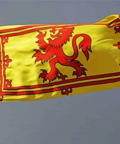 Rampant Lion Flag Paint By Numbers