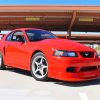 Red 2000 Ford Mustang Gt Paint By Numbers