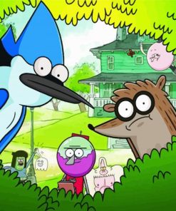 Regular Show Animation Paint By Numbers