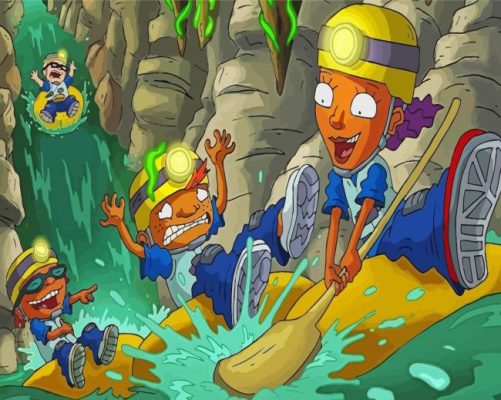 Rocket Power Animated Serie Paint By Numbers