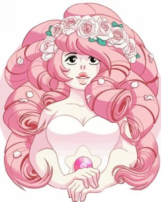 Rose Quartz Art Paint By Numbers