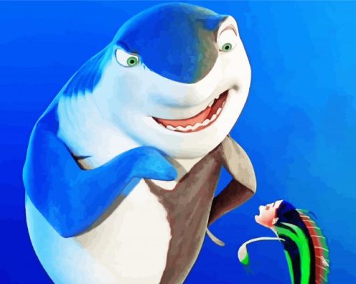 Shark Tale Lenny Paint By Numbers