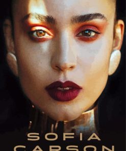 Sofia Carson Poster Paint By Numbers