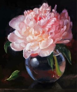 Still Life With Pink Peonies Paint By Numbers