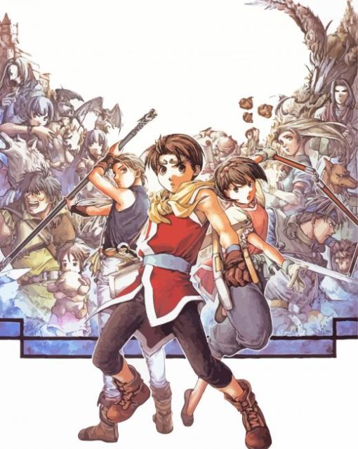 Suikoden Characters Paint By Numbers