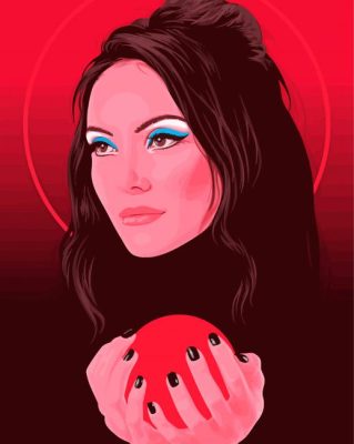 The Love Witch Character Art Paint By Numbers