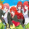 The Quintessential Quintuplets Anime Girls Paint By Numbers